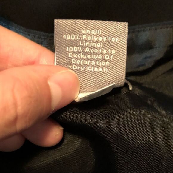 Ann Taylor black and white slip dress‎ - Picture 5 of 8